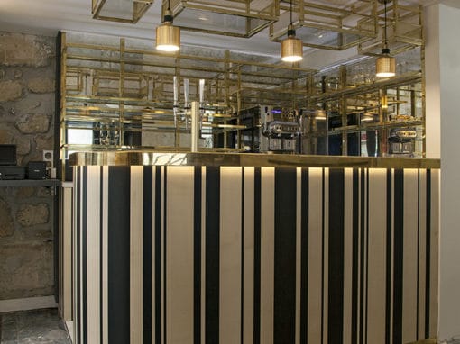 Comptoir design. Elégance et praticité.