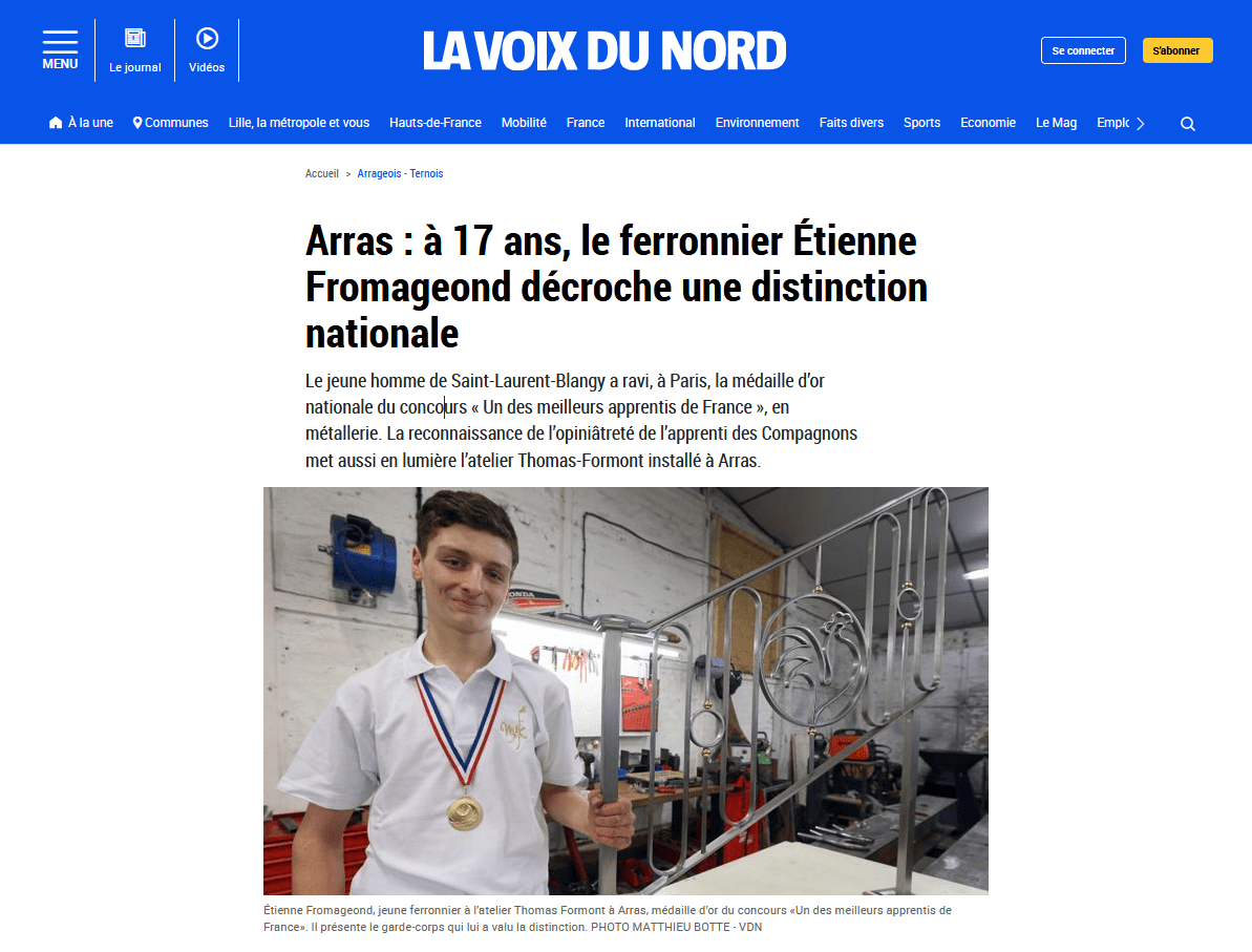 Article la voix du norrd