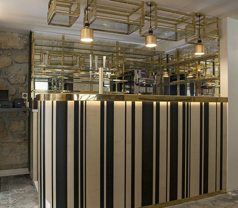 Comptoir design. Elégance et praticité.